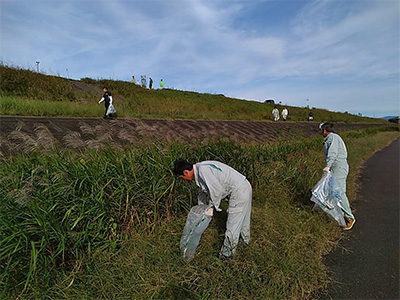 長良川の河川ボランティアに参加しました